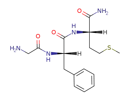 Molecular Structure of 66959-99-7 (L-Methioninamide, glycyl-L-phenylalanyl-)