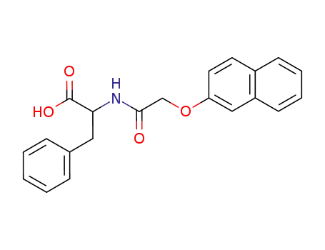 Molecular Structure of 10441-31-3 (L-Phenylalanine, N-[(2-naphthalenyloxy)acetyl]-)