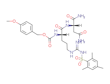 Z(OMe)-Arg(Mts)-Asn-NH<sub>2</sub>