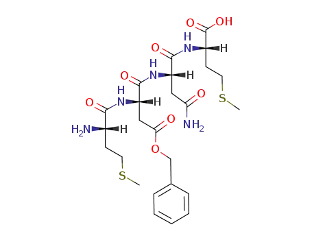 (S)-3-((S)-2-Amino-4-methylsulfanyl-butyrylamino)-N-[(S)-2-carbamoyl-1-((S)-1-carboxy-3-methylsulfanyl-propylcarbamoyl)-ethyl]-succinamic acid benzyl ester