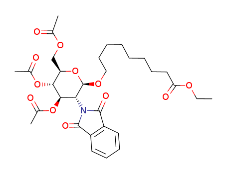 8-Ethoxycarbonyloctyl-(3,4,6-tri-O-acetyl-2-deoxy-2-phthalimido-b-D-glucopyranoside