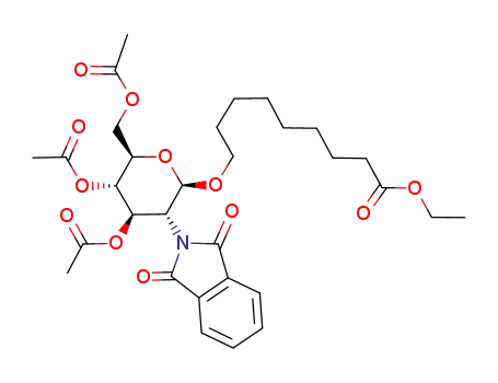 8-에톡시카르보닐옥틸-(3,4,6-트리-O-아세틸-2-데옥시-2-프탈이미도-D-글루코피라노시드)