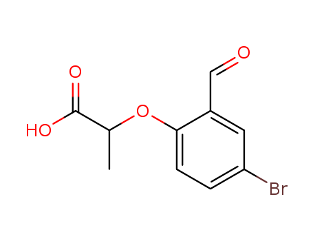 Best price/ 2-(4-bromo-2-formylphenoxy)propanoic acid(SALTDATA: FREE)  CAS NO.171347-47-0