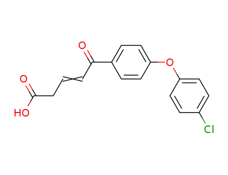 3-Pentenoic acid, 5-[4-(4-chlorophenoxy)phenyl]-5-oxo-