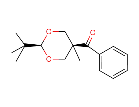 cis 2-t-butyl-5-methyl-5-phenylketone-1,3-dioxane