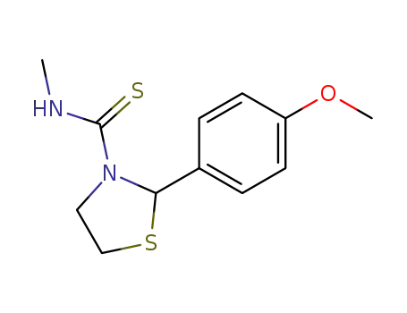 3-Thiazolidinecarbothioamide, 2-(4-methoxyphenyl)-N-methyl-