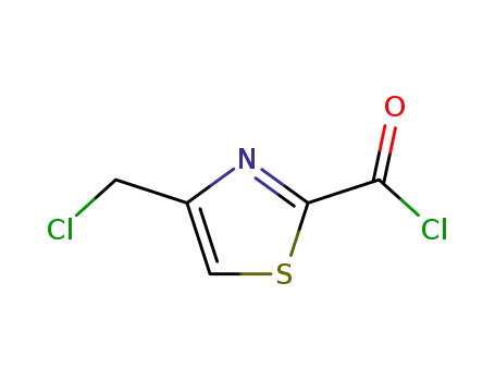 Molecular Structure of 200418-16-2 (2-Thiazolecarbonylchloride,4-(chloromethyl)-(9CI))