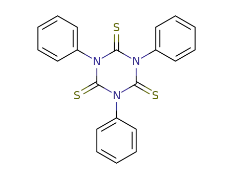 Molecular Structure of 64394-01-0 (1,3,5-Triazine-2,4,6(1H,3H,5H)-trithione, 1,3,5-triphenyl-)