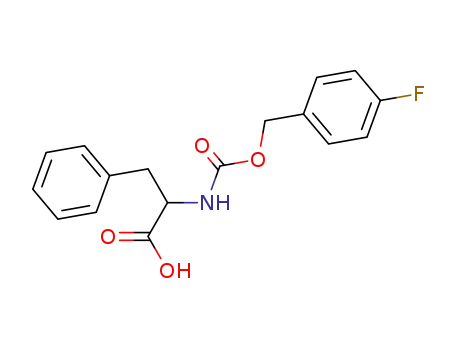Molecular Structure of 75466-70-5 (L-Phenylalanine, N-[[(4-fluorophenyl)methoxy]carbonyl]-)