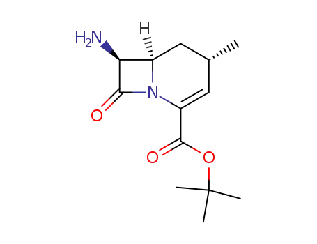 tert-butyl (4S*,6R*,7S*)-7-amino-4-methyl-8-oxo-1-azabicyclo<4.2.0>oct-2-en-2-carboxylate