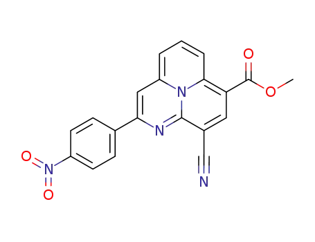 9-Cyano-2-(4-nitro-phenyl)-1,9b-diaza-phenalene-7-carboxylic acid methyl ester