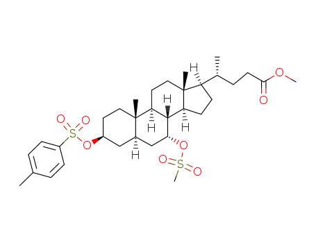 methyl 7α-mesyloxy-3β-tosyloxy-5α-cholanate