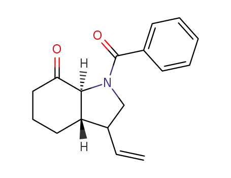 1-benzoyl-3-vinyl-2,3,3a,4,5,6,7,7a-octahydroindol-7-one