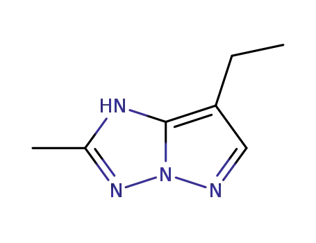 1H-Pyrazolo[1,5-b][1,2,4]triazole,  7-ethyl-2-methyl-  (9CI)