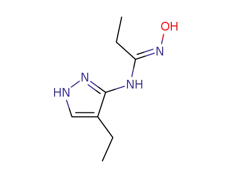 N-(4-Ethyl-1H-pyrazol-3-yl)-N'-hydroxy-propionamidine