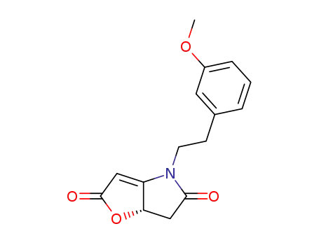 2H-Furo[3,2-b]pyrrole-2,5(4H)-dione,
6,6a-dihydro-4-[2-(3-methoxyphenyl)ethyl]-, (S)-
