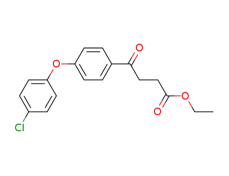 ethyl 3-<4-(4-chlorophenoxy)benzoyl>propionate