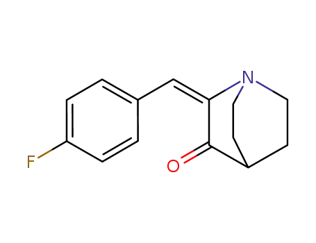 2-[1-(4-Fluoro-phenyl)-meth-(E)-ylidene]-1-aza-bicyclo[2.2.2]octan-3-one
