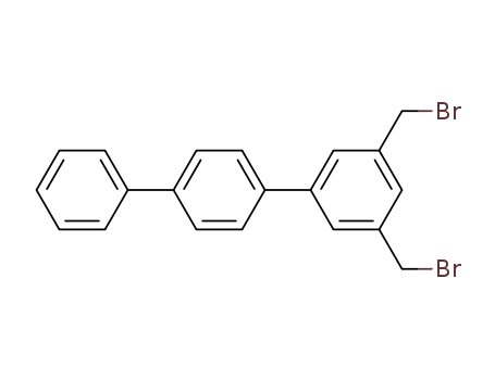 Molecular Structure of 142204-07-7 (1,1':4',1''-Terphenyl, 3,5-bis(bromomethyl)-)