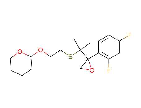 2-(2-{1-[2-(2,4-Difluoro-phenyl)-oxiranyl]-1-methyl-ethylsulfanyl}-ethoxy)-tetrahydro-pyran