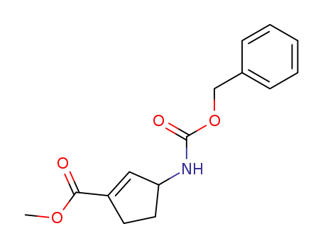 methyl 3-(N-benzyloxycarbonylamino)cyclopent-1-ene-1-carboxylate