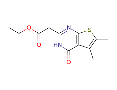 (5,6-Dimethyl-4-oxo-3,4-dihydro-thieno[2,3-d]pyrimidin-2-yl)-acetic acid ethyl ester