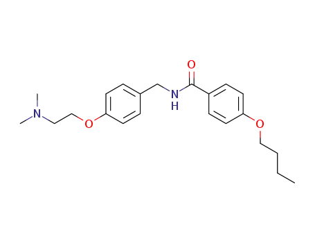 Benzamide, 4-butoxy-N-[[4-[2-(dimethylamino)ethoxy]phenyl]methyl]-