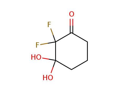 Cyclohexanone,  2,2-difluoro-3,3-dihydroxy-