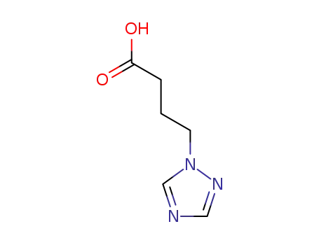 Molecular Structure of 158147-52-5 (4-[1,2,4]TRIAZOL-1-YL-BUTYRIC ACID)