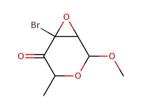 3,7-Dioxabicyclo[4.1.0]heptan-5-one, 6-bromo-2-methoxy-4-methyl-