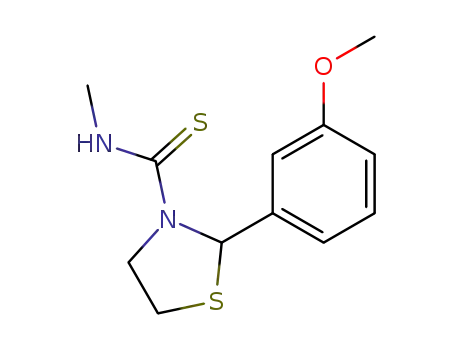 3-Thiazolidinecarbothioamide, 2-(3-methoxyphenyl)-N-methyl-
