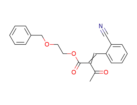 2-[1-(2-Cyano-phenyl)-meth-(E)-ylidene]-3-oxo-butyric acid 2-benzyloxy-ethyl ester