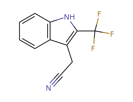 1H-Indole-3-acetonitrile,2-(trifluoromethyl)-