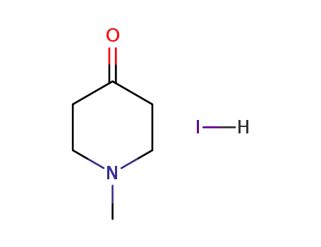 Molecular Structure of 142742-59-4 (N-methyl-4-piperidone hydroiodide)
