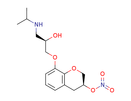 [8-[2-hydroxy-3-(propan-2-ylamino)propoxy]-3,4-dihydro-2H-chromen-3-yl] nitrate