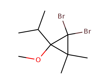 1,1-dibromo-2-isopropyl-2-methoxy-3,3-dimethylcyclopropane