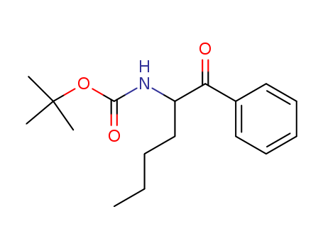 (1-Benzoyl-pentyl)-carbamic acid tert-butyl ester