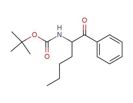 (1-Benzoyl-pentyl)-carbamic acid tert-butyl ester