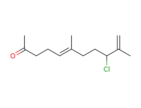 Molecular Structure of 142669-95-2 ((5E)-9-chloro-6,10-dimethylundeca-5,10-dien-2-one)
