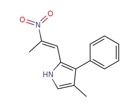 1H-Pyrrole, 4-methyl-2-(2-nitro-1-propenyl)-3-phenyl-, (E)-