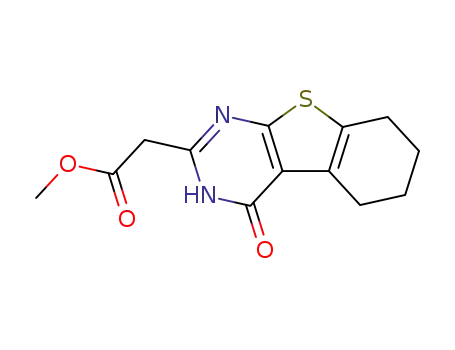 (4-Oxo-3,4,5,6,7,8-hexahydro-benzo[4,5]thieno[2,3-d]pyrimidin-2-yl)-acetic acid methyl ester