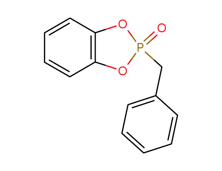 Molecular Structure of 139331-10-5 (1,3,2-Benzodioxaphosphole, 2-(phenylmethyl)-, 2-oxide)