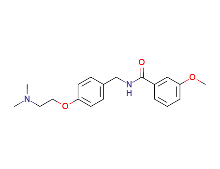 Benzamide, N-((4-(2-(dimethylamino)ethoxy)phenyl)methyl)-3-methoxy-