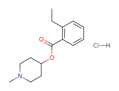 2-Ethyl-benzoic acid 1-methyl-piperidin-4-yl ester; hydrochloride