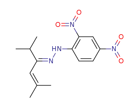 2,5-dimethyl-hex-4-en-3-one-(2,4-dinitro-phenylhydrazone)