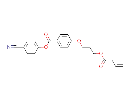 Benzoic acid, 4-[3-[(1-oxo-3-butenyl)oxy]propoxy]-, 4-cyanophenyl ester