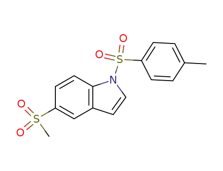 1H-Indole, 1-[(4-methylphenyl)sulfonyl]-5-(methylsulfonyl)-