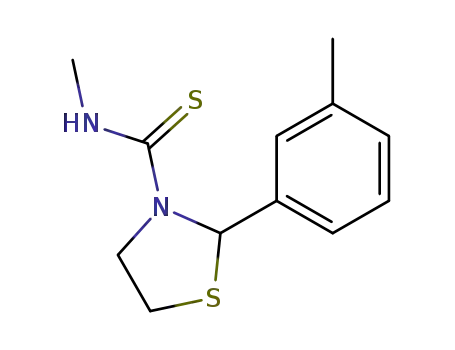 3-Thiazolidinecarbothioamide, N-methyl-2-(3-methylphenyl)-