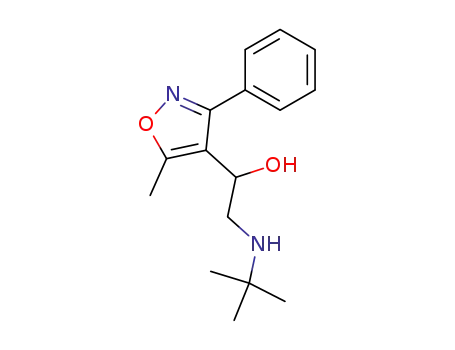 2-tert-Butylamino-1-(5-methyl-3-phenyl-isoxazol-4-yl)-ethanol