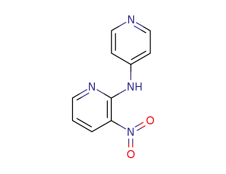 Molecular Structure of 54706-03-5 (2-Pyridinamine, 3-nitro-N-4-pyridinyl-)